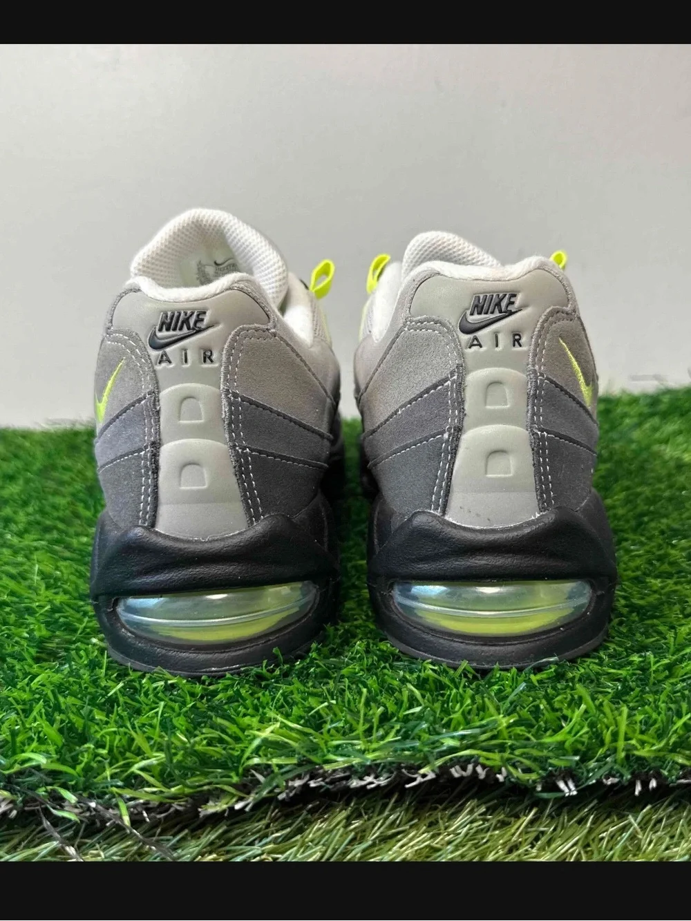 Nike Air Max 95 OG Big Bubble Neon 2025 Grey Men’s Size 8.5 Sneakers HM4740-001.